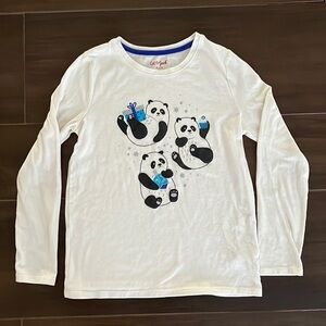 Cat & Jack Hanukkah Panda Bear Long Sleeve